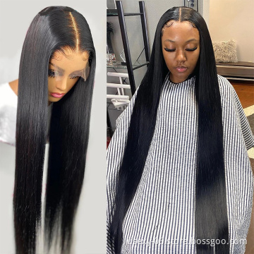 Usexy Brazilian Human Hair Lace Front Wig,Straight Virgin Hair Lace Wig For Black Women,Pre Pluck Lace Wig With Baby Hair
